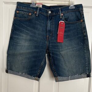 Levi's Men's‎ Dark Blue Jean Shorts NTW Size 36